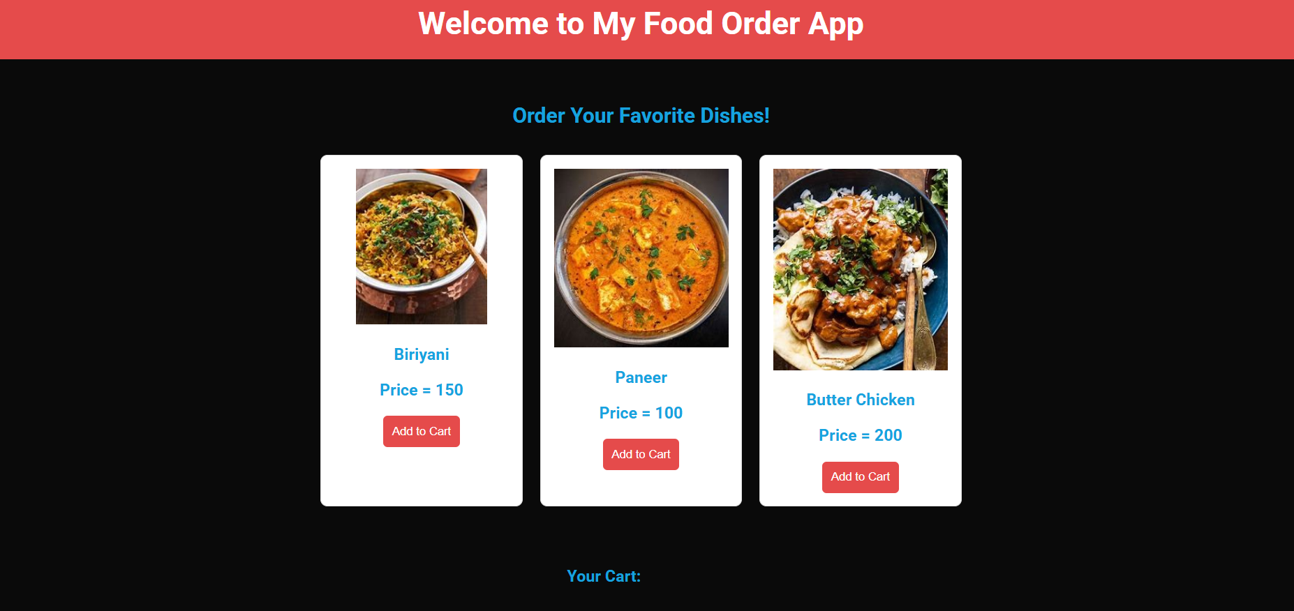 Food Delivery App